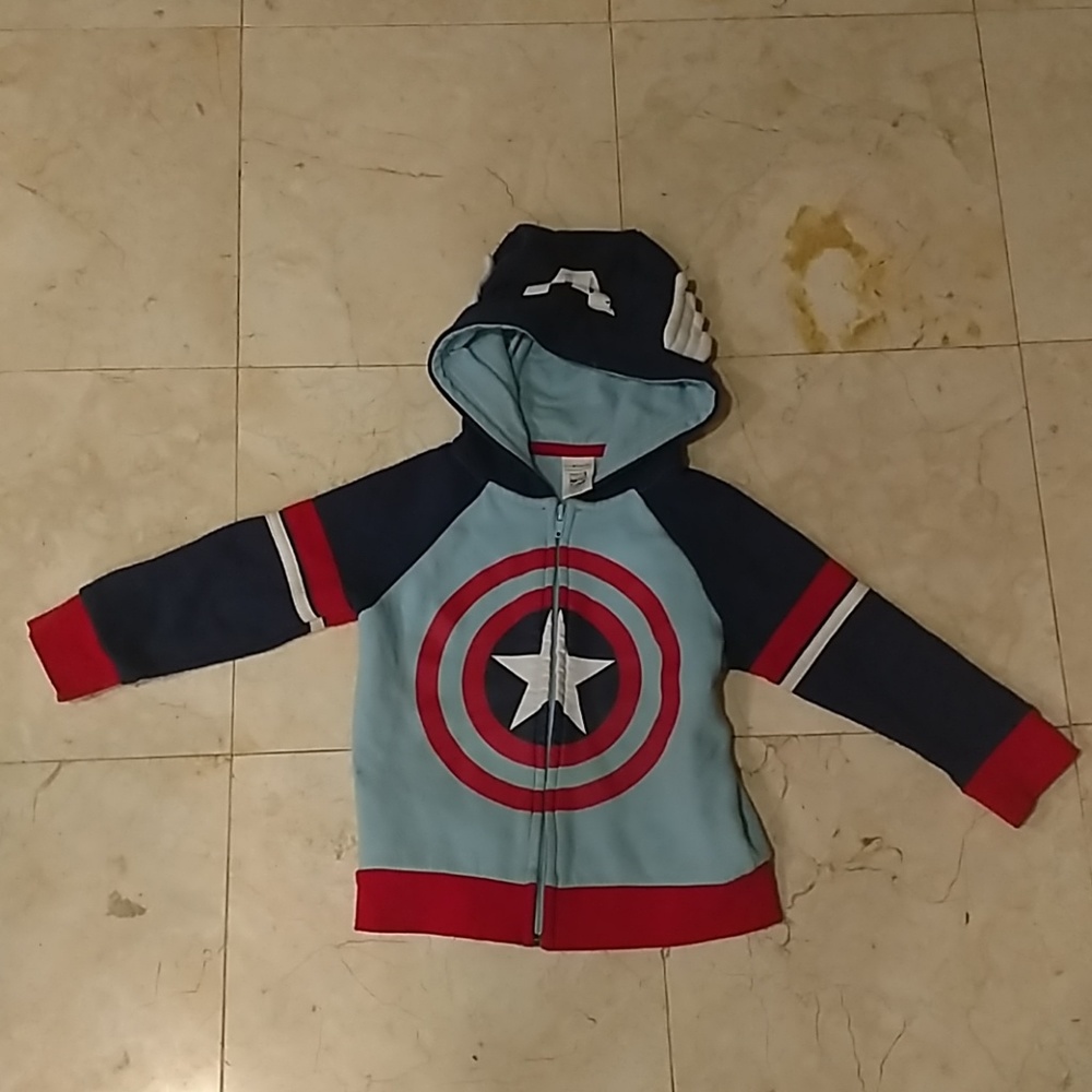Gymboree Marvel Captain America hoodie